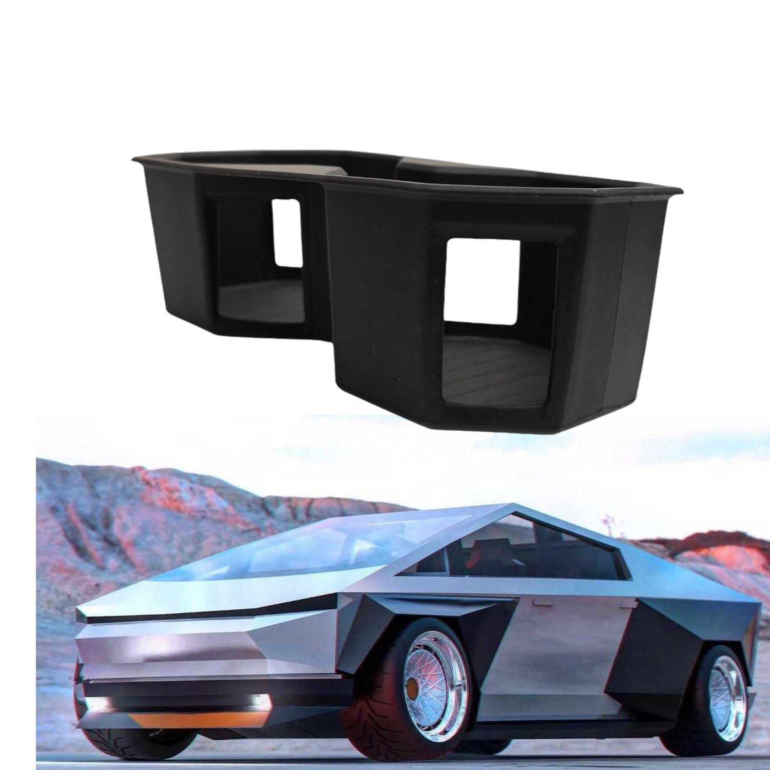 Center Console Tesla Cup holder for Cybertruck