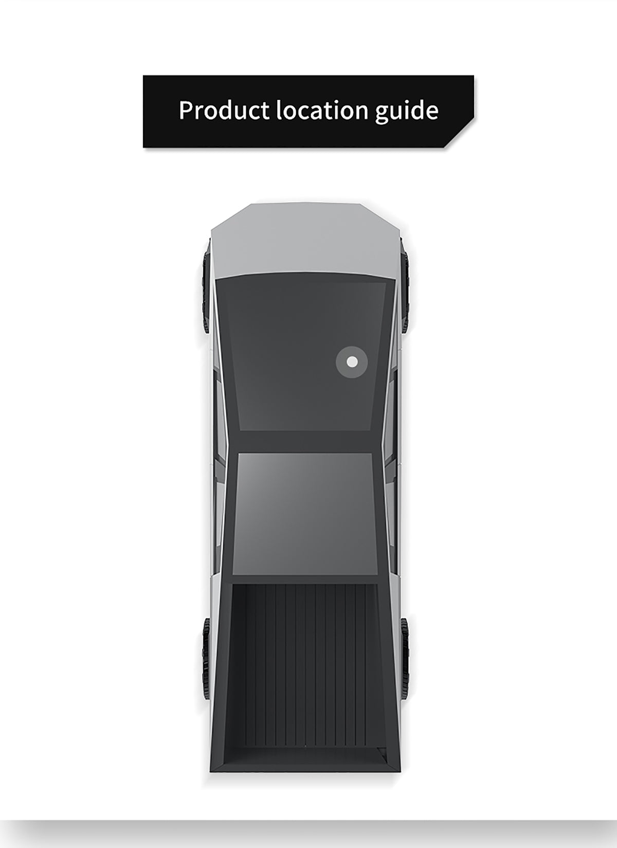 Cup Holder Central Control Drinks Holder for Cybertruck