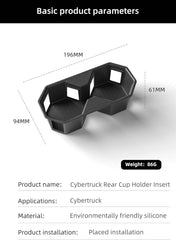 Center Console Tesla Cup holder for Cybertruck