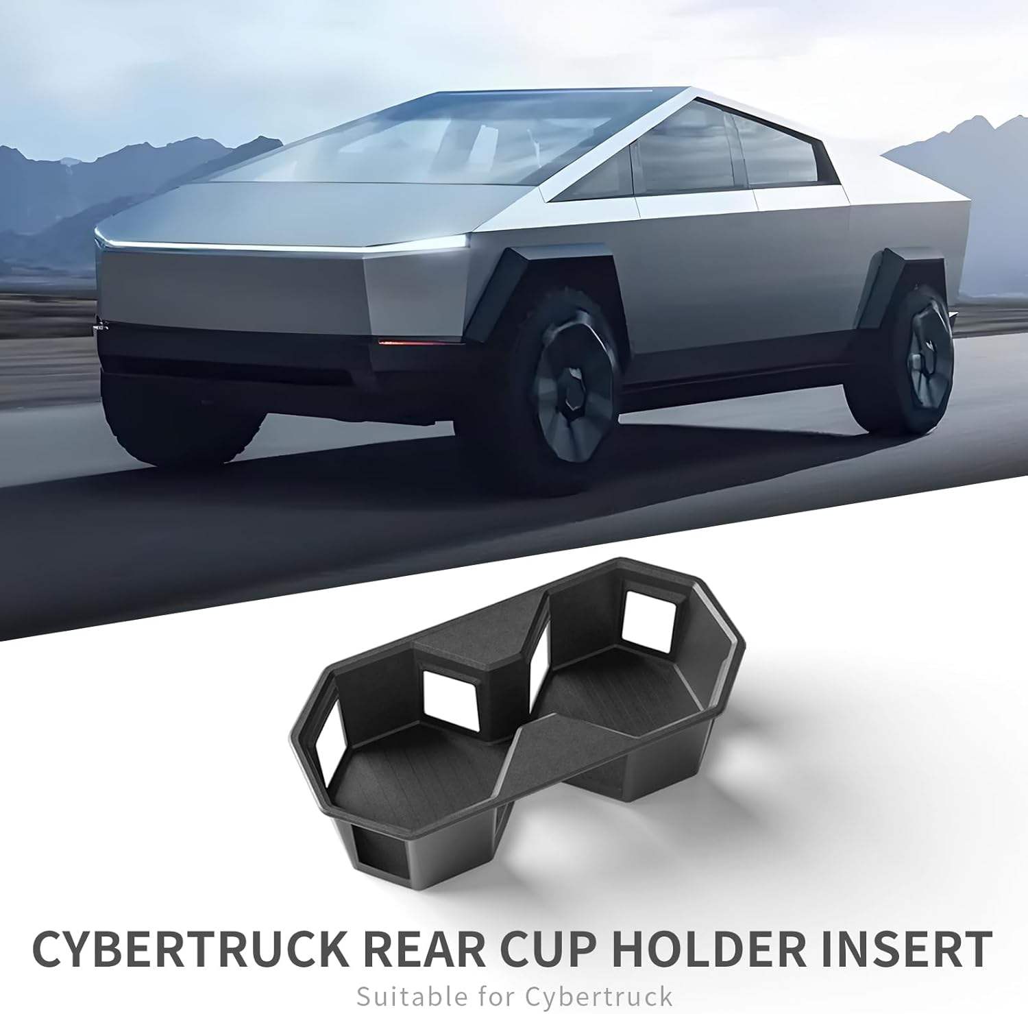 Center Console Tesla Cup holder for Cybertruck