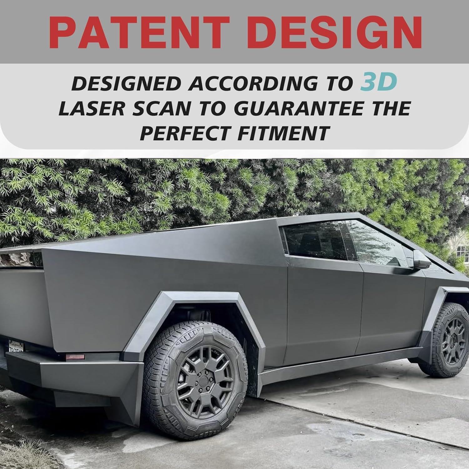 Tesla Cybertruck 2024 Wheel Center Cap Set