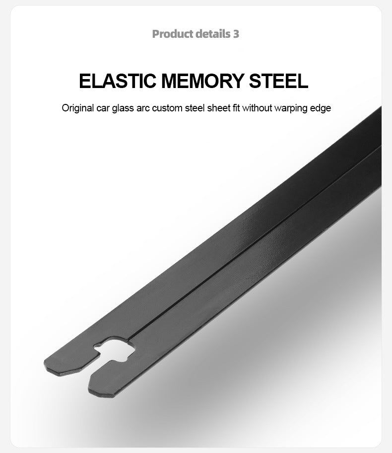 Tesla Model 3/Y Silicone Windshield Wiper Blades (2-Piece Set)