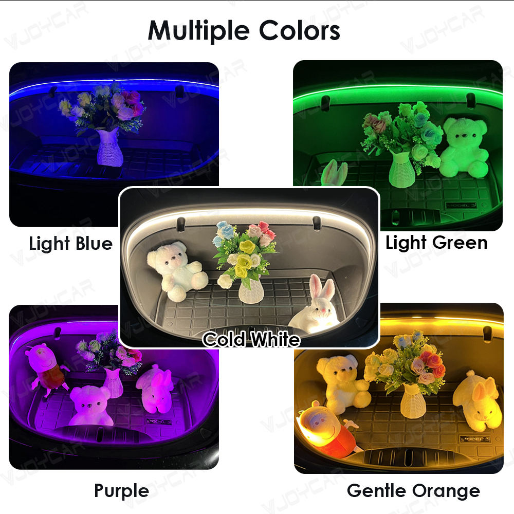 Tesla Model 3/Y/S/X Frunk Ambient Lighting - Stylish LED Upgrade