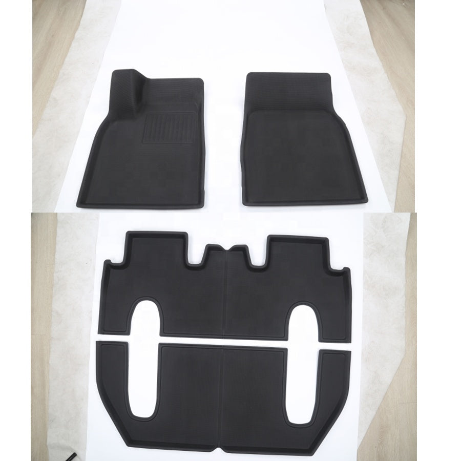 Tesla Model X All-Weather Floor Mats & Trunk Mat - Cargo Liner for 2015-2020 Models
