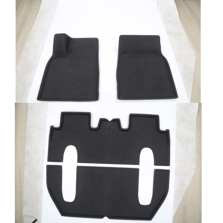 Tesla Model X All-Weather Floor Mats & Trunk Mat - Cargo Liner for 2015-2020 Models